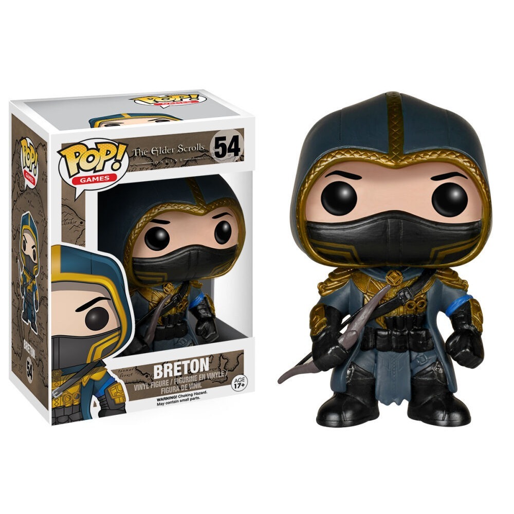 Funko Pop Games The Elder Scrolls Online Breton #54 Vaulted Vinyl Figure New